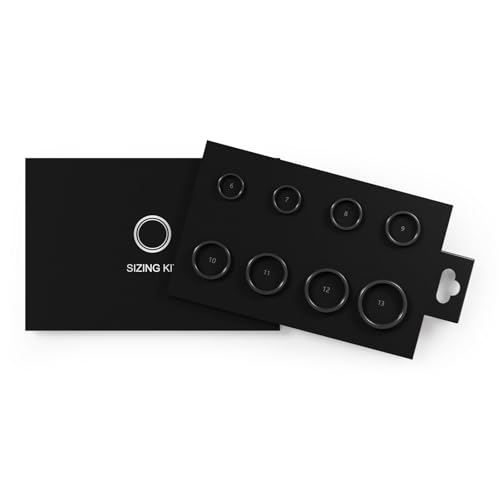 POBOVi Ring Sizing Kit - Measurement of Finger Size - Size Before You Buy - Only Smart Ring - 8 Samples - Non-Standard Sizes