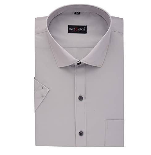 Image of MARK & ALBERT Men's Half Sleeves Regular Shirt
