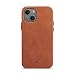 Produktbild WIIUKA Hülle für iPhone 13 Mini, Deutsches Leder, Lederhülle extra Dünn, Premium Handyhülle, Case, Qi, Vintage Braun