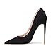Zhabtuc Tacones Altos de Aguja para Mujer Ante Tacón Alto 12cm Zapatos de Tacón de Stiletto con Punta Cerrada Sexy Zapatos Tacon Fiestas Bodas Slip-on High Heel Pumps Negro Imagen de Zhabtuc Tacones Altos de Aguja para Mujer Ante Tacón Alto 12cm Zapatos de Tacón de Stiletto con Punta Cerrada Sexy Zapatos Tacon Fiestas Bodas Slip-on High Heel Pumps Negro