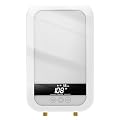 Antuony 110V Tankless Electric Water Heater,4500W Under Sink On Demand Instant Hot Water Heater,LCD Touch Screen tankless Water Heater (4500 W, White)