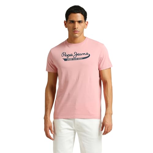 Pepe Jeans Men's Cotton Regular Fit T-Shirt