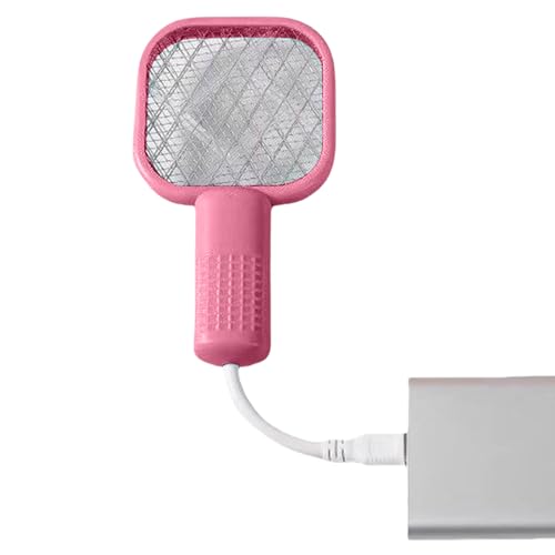 Matamoscas Eléctrico | Raqueta Eléctrica Matainsectos,Rejilla Segura con Luz para Protección en Casa Cocina Dormitorio Jardín Camping
