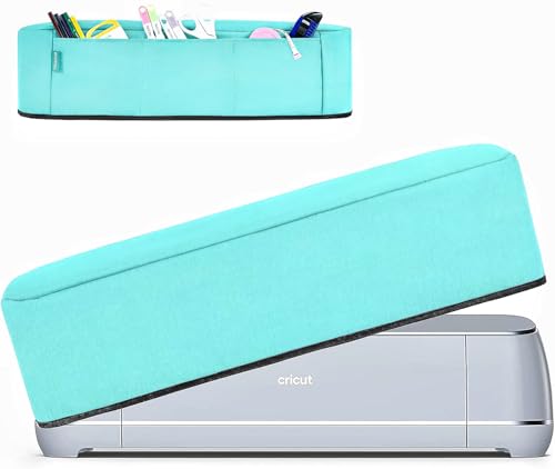 TRO&HOM Dust Cover Compatible with Cricut Maker 4, Explore 4,Cricut Maker 3,Cricut Maker, Explore 3, Explore Air 2, Machine Cover with Pockets for Cricut Accessories Suppliers Tools