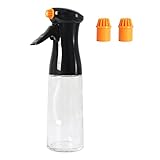 Gran capacidad: con una capacidad de 200ml, la gran capacidad es suficiente para su uso diario. La altura de la botella es de unos 21cm y el diámetro inferior es de unos 6cm. La boca de la botella es más grande, puede verter el líquido fácilmente.