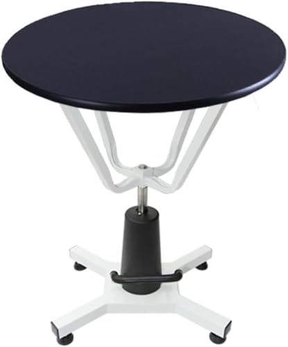 トリミングテーブル HT-4C 油圧式 昇降機能付き 台面直径 70cm 黒