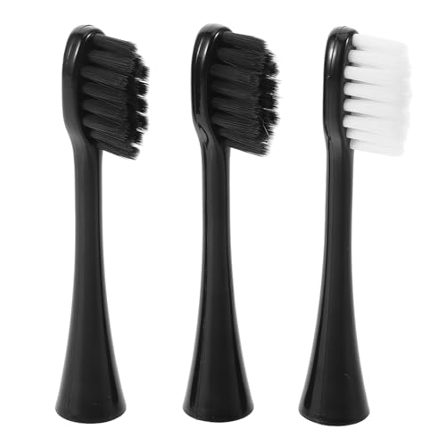 FRCOLOR 3pcs Soft Bristles Toothbrush Replacement Heads for Electric Toothbrush Compatible with Smart Oral Cleaners Easy Installation for Adults Versatile Use Travel