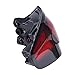 LED Tail Light Assembly for BMW 5 Series G30 2021 2022 Left Driver Side Outer Rear Tail Lamp Replacement Red&Clear Lens Black Housing (Left Driver Side)