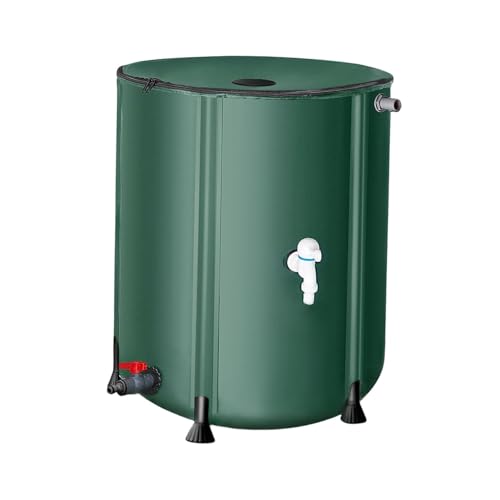 Image of CALANDIS Foldable Rain Barrel Portable Water Storage Tank for Outdoor Camping Garden 200L