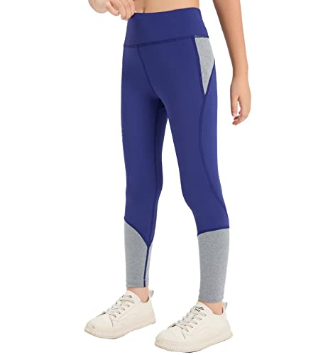 Girls Leggings Bootcut Casual Pants Cross High Waisted Yoga Active Pant Workout Running 6-14 Years4
