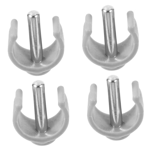 TOVINANNA 4pcs Walker Crutch Buckle Clips Durable C-Shaped Clamp for Walking Stick Easy Installation Replacement Accessories for Walker and Cane Support