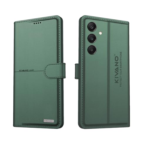 Image of for Samsung A16 5G / Samsung F16 5G / Samsung M16 5G Flip Cover | Leather Finish | Inside Pockets & Inbuilt Stand | Shockproof Wallet Style Magnetic Closure Back Cover Case