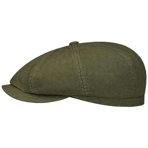 Stetson Casquette Hatteras Classic Cotton Femme/Homme - en Coton D'Ete avec Visiere Printemps-ete Ete - S (54-55 cm) Khaki