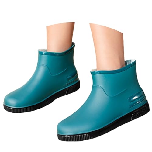 Bottes de pluie courtes antidérapantes et étanches pour marcher au sec en camping