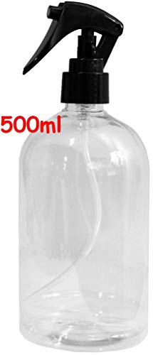 Pulverizador Borrifador Anatômico Manual 500ml Bico Gatilho Spray Transparente Para Soluções Líquida