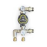 Wärmer System Underfloor Heating Control Set – Thermostatic Mixing Valve + GPA25-6/130 Energy-Saving Circulating Pump for Central Heating and Hot Water Systems