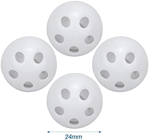 MUSEDAY 50Pcs 24mm Pet Baby Toy Squeaker Toy Noise Maker Insert Squeakers Rattle Cans Toy Rattle Box Repair Fix Replace Insert Squeaker