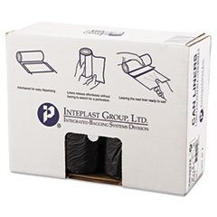 (3 Pack Value Bundle) IBSS404822K High-Density Can Liner, 40 x 48, 45-Gallon, 22 Micron, Black, 25/Roll