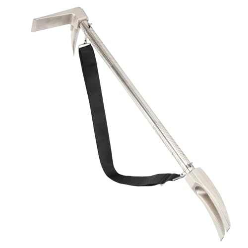Pro 30 Inch Halligan Tool with Shoulder Strap, 45 Grade Steel Forged Halligan Bar for Fire Rescue and Emergency, Sandblasted Surface, Pike, Duckbill and Recessed Nail Puller 4-In-One, Adjustable by Anrain - Used condition - US$100.69