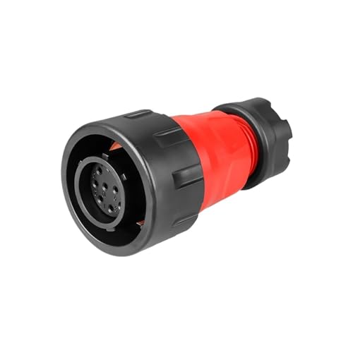 Connecteur femelle M24 10 broches IP68 etanche pour cable plastique