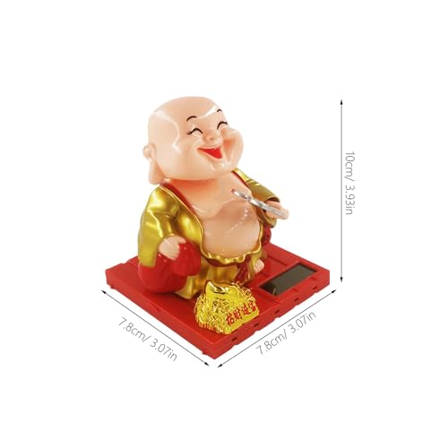 Figura de Buda Maitreya Solar para Escritorio 10 cm miniatura 2
