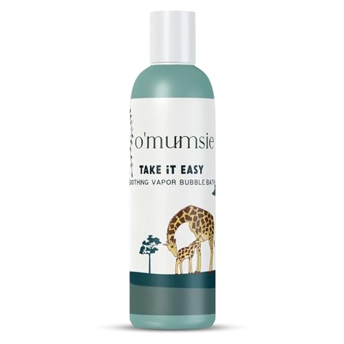Image of o'mumsie Soothing Vapor Bubble Bath For Babies & Kids With Eucalyptus & Lavender| Plant Rich Formula Safe To Soothe & Relieve Cold, Sinus, Flu & Cough Sulfate Free (100 ML)