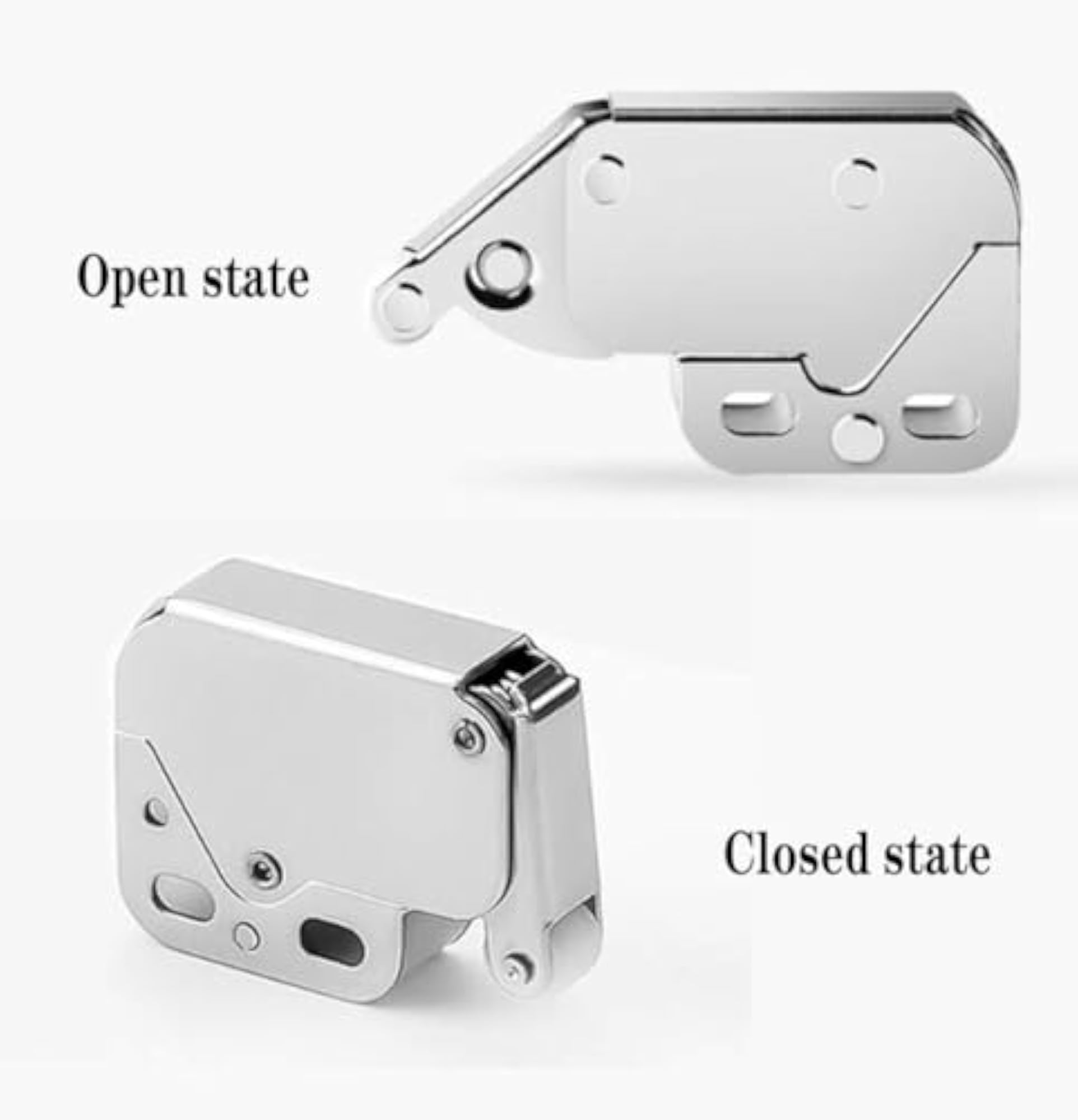 4Pcs Spring Loaded Mini Push Catch Release Latch