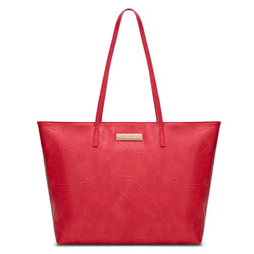 Image of Montana West Medium Tote Bags for Women Shoulder Handbag with Zipper Lightweight Everyday Purse for Work, Travel, or Shopping