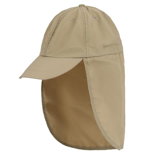 TYXHXTF Waterproof Baseball Cap Mens with Neck Flap, Outdoor Brim Sun Legionnaires Hat, UV Protection Sun Hats Women, Sun Safe Bush Cap Gents and Long Neck Cover Hiking Breathable Adjustable - Image 3