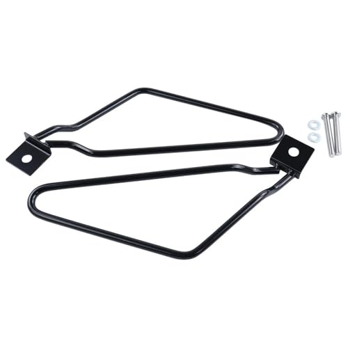 Porte-bagages support de sacoches custom pour Sportster XL883 Superlow et Dyna Fat Bob