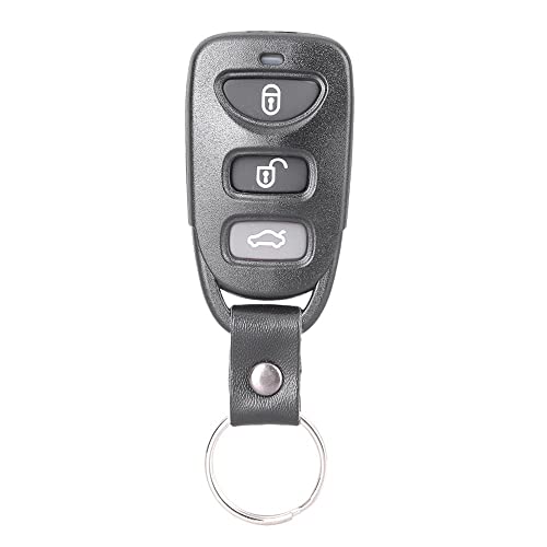 FSFYUK Carcasa y Almohadilla de Repuesto para Control Remoto de Entrada sin Llave con Llavero de 3 Botones para Spectra 05-08, Cerato 05-11, Optima 06-11, Sorento/Rondo 07-10, para te 09-11
