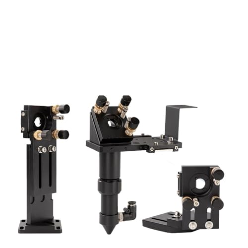 CO2 Laser Head GaAs Lens Set D18 FL38.1 D20FL50.8/63.5/101.6mm Integrative Mount Dia.25 Si Mirror for Laser Cutter(D20F101 Set)