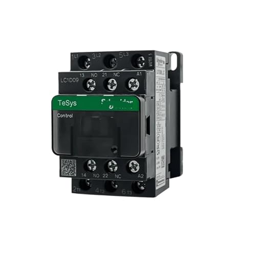 Contacteur 3P LC1D09 110V noir pour stopper les pannes de moteur triphasé