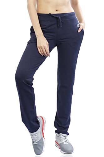 Image of Women's Cotton Running Track Pant with Zipper Pockets