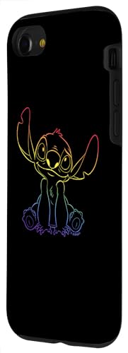 Coque Stitch Arc-en-ciel iPhone 8 SE 7 Disney pour l'été - 2