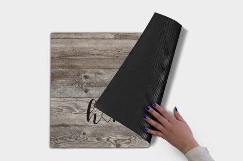 Paillasson Planches de Bois Tulup 60x40cm tapis résistant