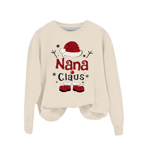 Sweat-shirt de Noël ample pour femme : fini les pulls d'hiver rêches