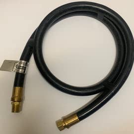 New World Gas Products - Tubo flessibile per gas naturale da 1,27 cm con filettatura maschio da 1,27 cm x 1/2" femmina per tubo flare, 4,7 m
