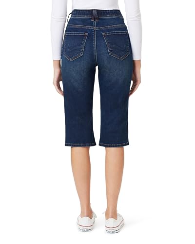 Angels Forever Young Women's Everluxe Sculpt Skinny 17" Side Slit Capri3