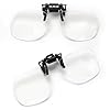 Reading Glasses Clip On, Flip Up Over Width Magnifying Reading Glasses Magnifiers Lenses Readers Unisex