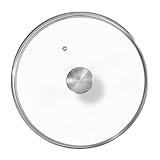 Victoria Round 10-Inch Glass Lid for Cast Iron Skillet or Pan, Custom Made for Only Victoria Brand, Diameter 9.5-Inch