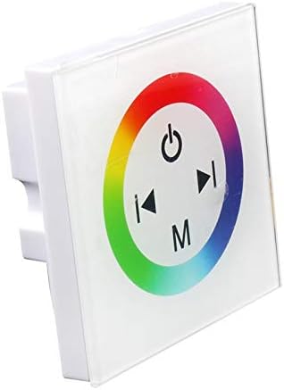 Eforlighting Touch Wand Einbau LED RGB Strip Controller Steuerung 12V-24V Schalter Dimmer Black White (WHITE)