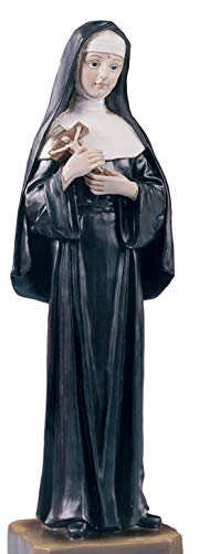 PABEN Estatua de Santa Rita de Cascia de resina 30 cm