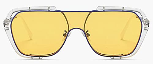 Retro Aviator Square Sunglasses for Men Women Goggle Classic Alloy Frame2