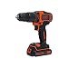 Produktbild BLACK+DECKER Schlagbohrschrauber Akku-Schlagbohrschrauber BDCHD18KB2, 18Volt