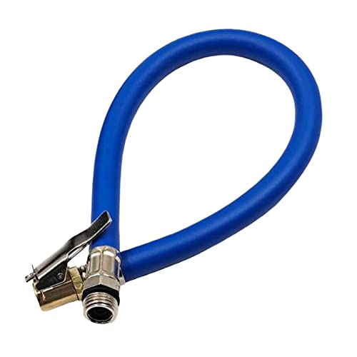 Tubo extensión inflador neumáticos con adaptador rápido para evitar fugas de aire en bicis