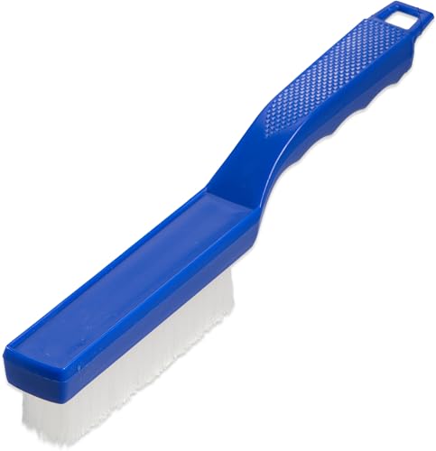 Image of SPARTA Nylon Bristle Brush Cleaning Brush, Scrub Brush with Plastic Handle for Cleaning in Tight Spaces, 11.5 Inches, Blue