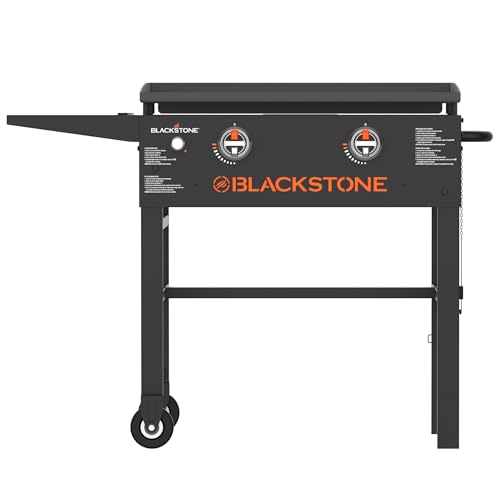 Bundle of Blackstone 28″ Griddle Tischgrill mit 2 Brennern + 50 mBar Regulator