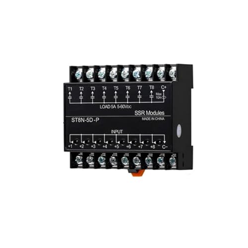 Relais à semi-conducteurs ST8P-5DD et module amplificateur PLC DC ST8N-5D-P rail DIN