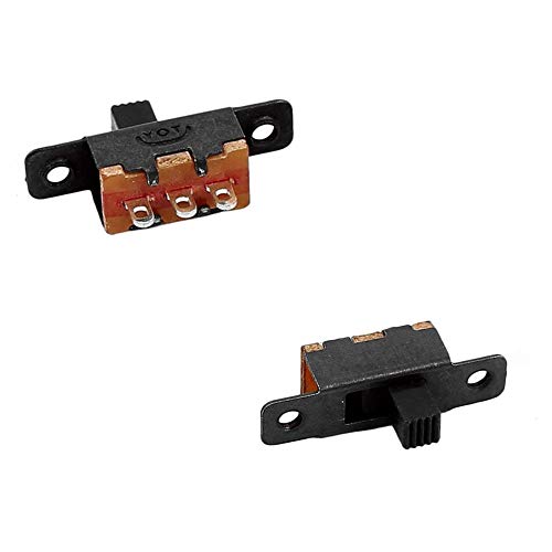 Qiying 30Pcs Miniature Slide Switch Ss-12F16 G4 With Stand 3 Pin 2 Position On/Off #TOP1